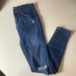 Francesca’s Blue Skinny Jeans
